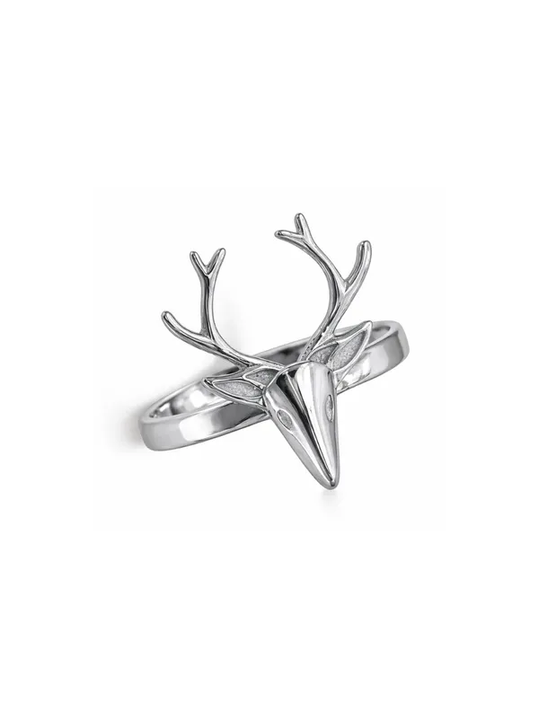 Basraa_92_5_Sterling_Silver_Reindeer_Motif_Ring