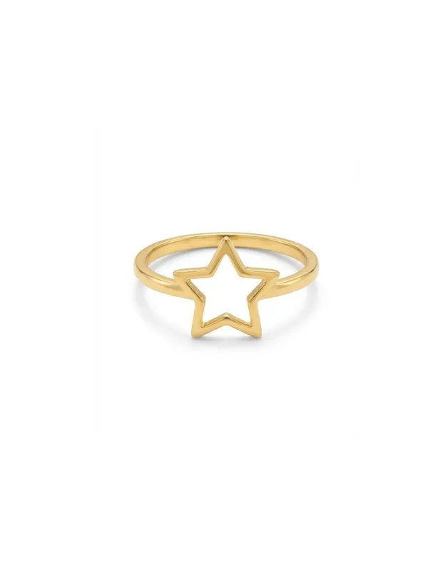 Basraa_92_5_Sterling_Silver_Gold_Plated_Star_Outline_Ring_For_Women