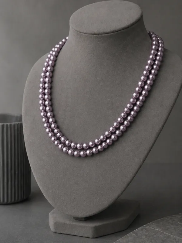 Lavender_Pearl_Double_Layered_Necklace