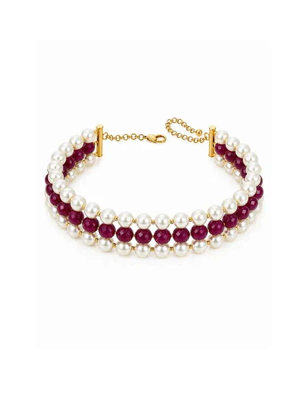 Ruby_Pearl_Statement_Choker_Necklace
