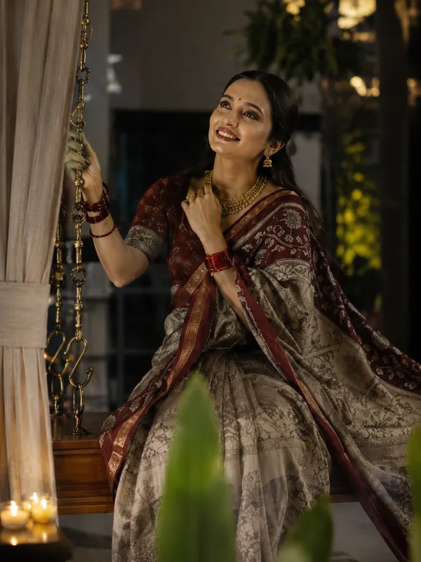 Traditional_Kalamkari_Prints_Mull_Cotton_Saree