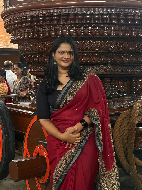 MAROON_:_BIHAR_MULCOTTON_SAREE