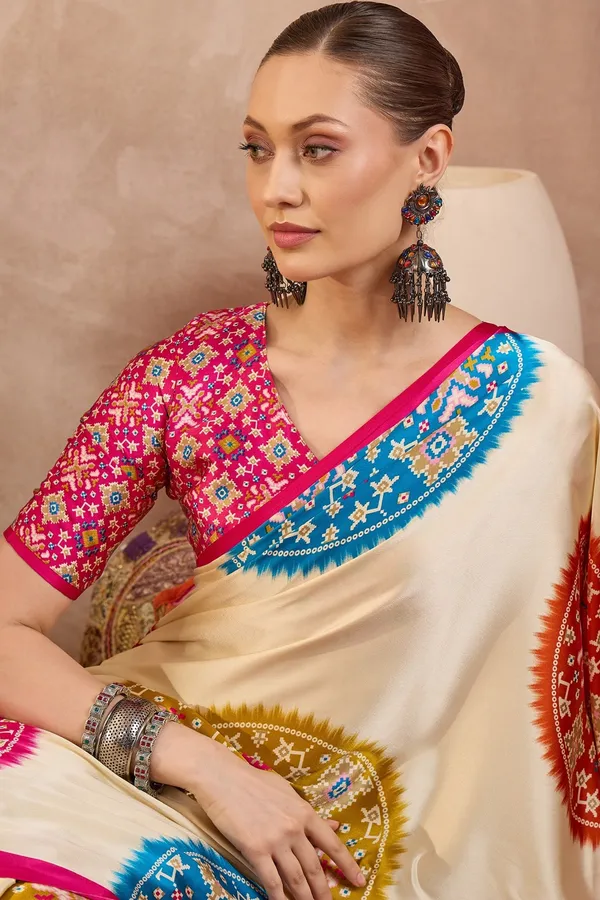 New_Semi_Pink_Gajji_Bandhej_New_Super_Lagdi_Pure_Gajji_Soft_Silk_Saree