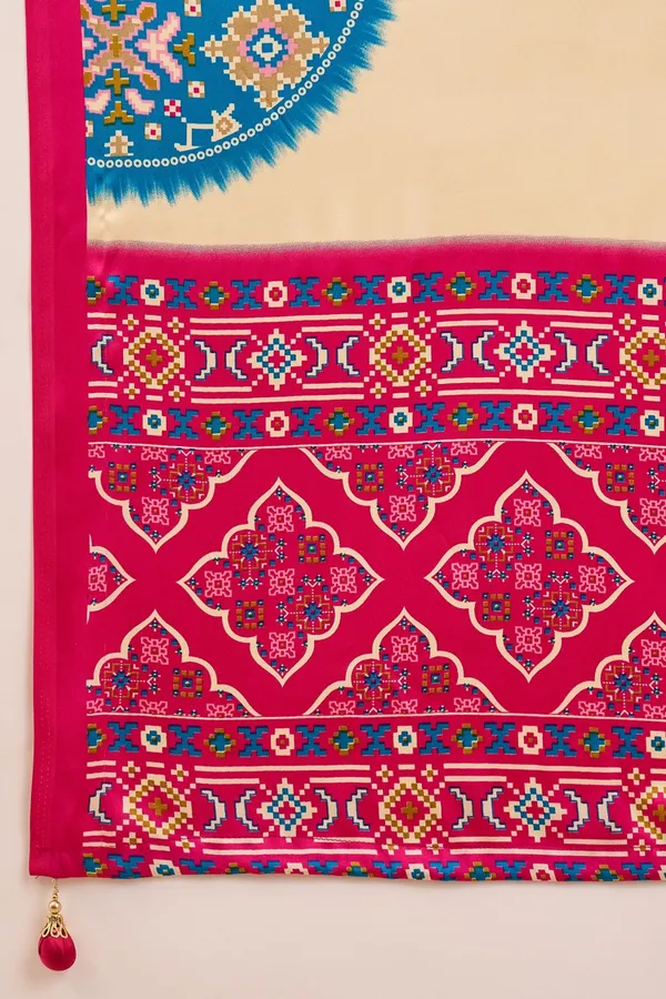 New_Semi_Pink_Gajji_Bandhej_New_Super_Lagdi_Pure_Gajji_Soft_Silk_Saree