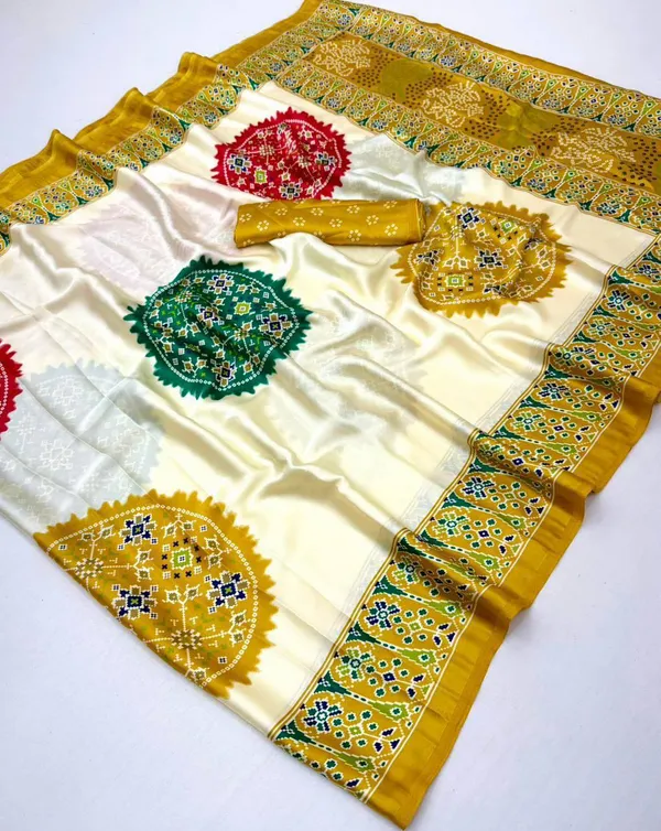 Pure_Semmi_Gajji_Patola_Print_Silk_Saree