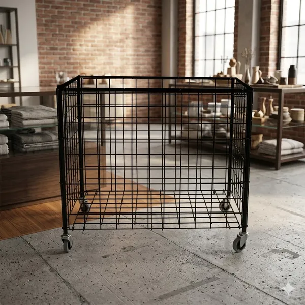 Black_Metal_Premium_Storage_Basket_For_Home_And_Living