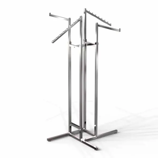 Chrome_Silver_Metal_Premium_Garment_Stand_For_Wardrobe