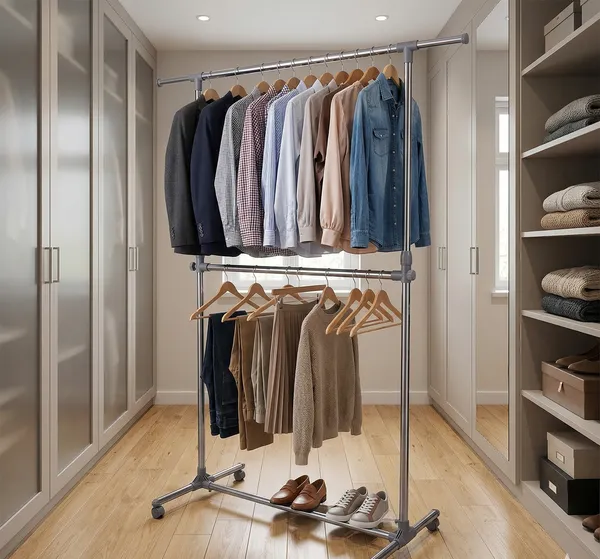 Chrome_Silver_Stainless_Steel_Premium_Garment_Stand_For_Wardrobe