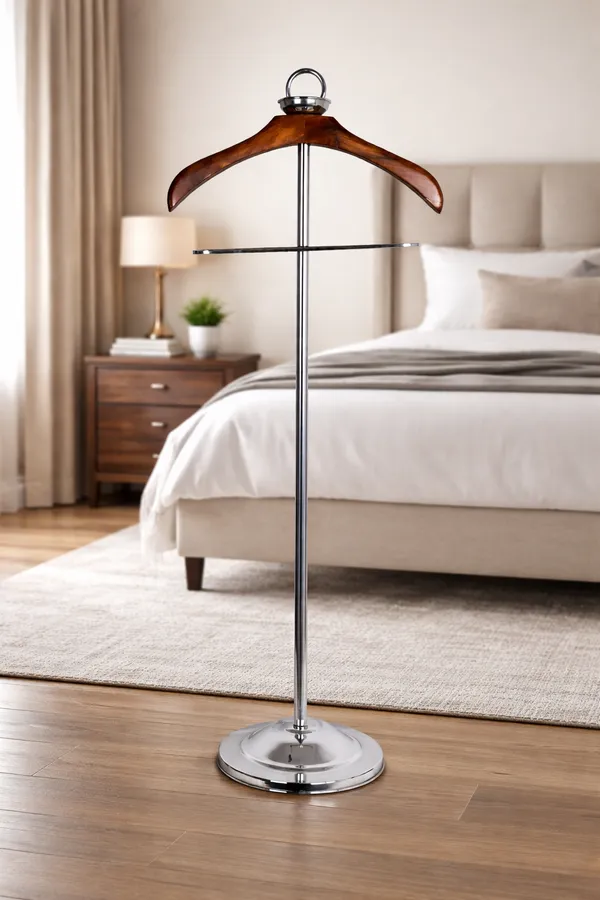Chrome_Silver_Stainless_Steel_Premium_Coat_Rack_For_Wardrobe