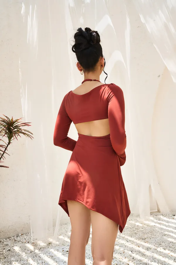 Chilly_Drama_Dress_-_Chilli_Oil_Red