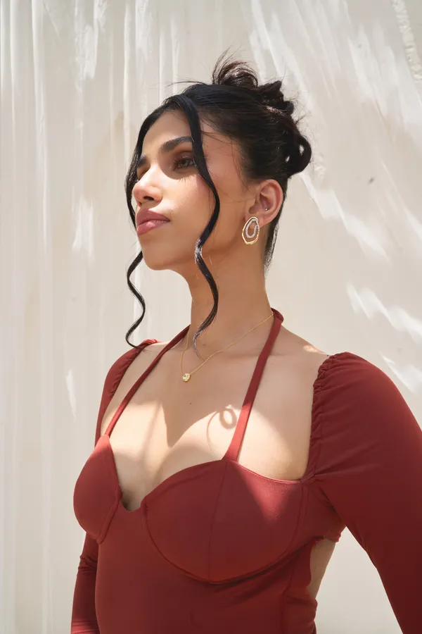 Sunset_Spice_Dress_-__Cherry_Red_|_Chilly_Drama_Dress_-_Chilli_Oil_Red_(Pack_Of_2)