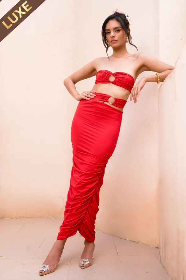 Sundowners_Beaming_Skirt_Set_-_Fiery_Red