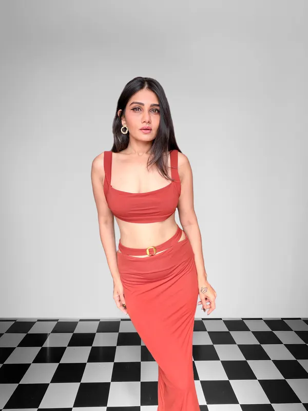 From_Day_To_Night_Skirt_Set_-_Chilli_Oil_Red