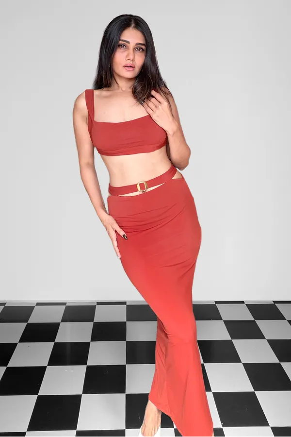 From_Day_To_Night_Skirt_Set_-_Chilli_Oil_Red