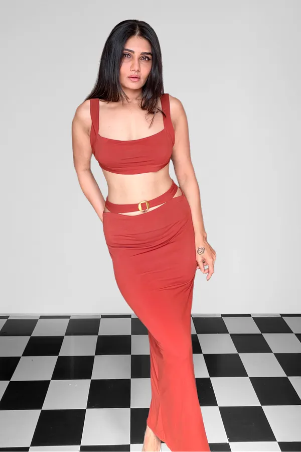 From_Day_To_Night_Skirt_Set_-_Chilli_Oil_Red