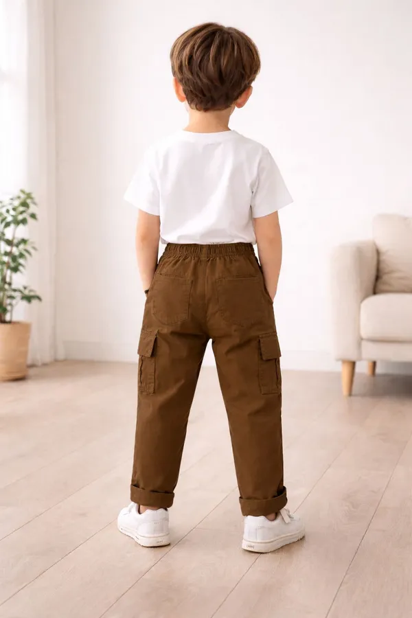 Woxaa_Boys_&_Girls_Cargo_Pants