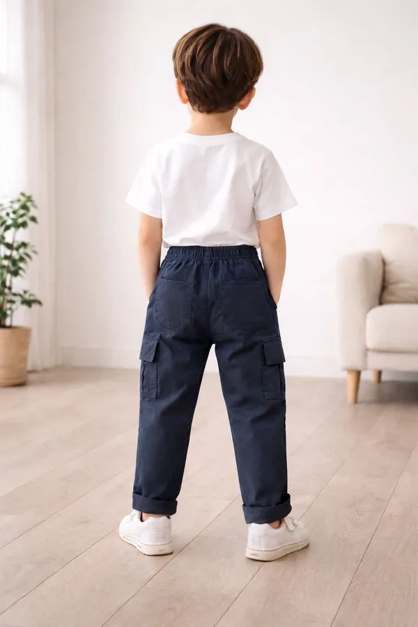 Woxaa_Boys_&_Girls_Cargo_Pants