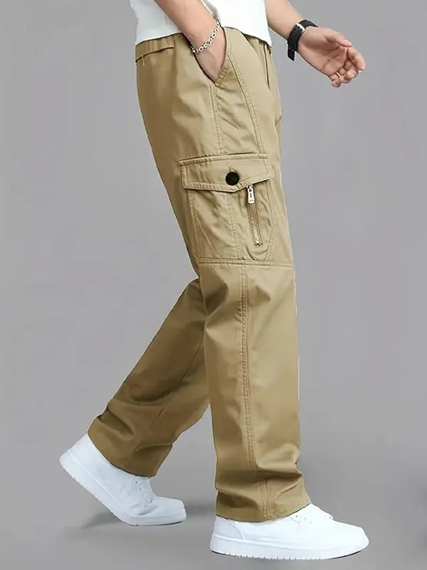 Beige_Cotton_Cargo_Pant_For_Men