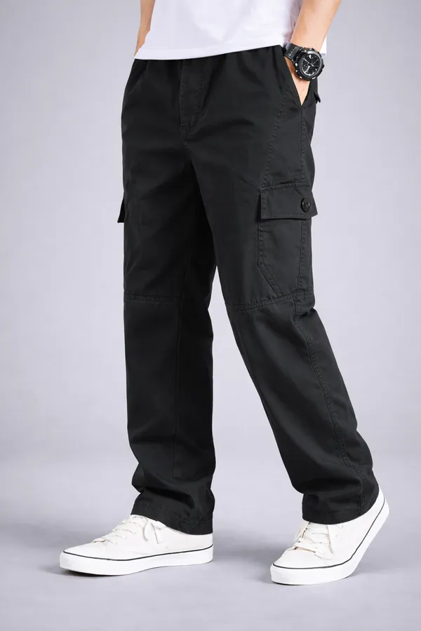 Black_Cotton_Cargo_Pant_For_Men