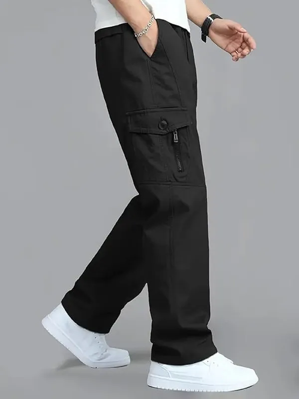 Black_Cotton_Cargo_Pant_For_Men