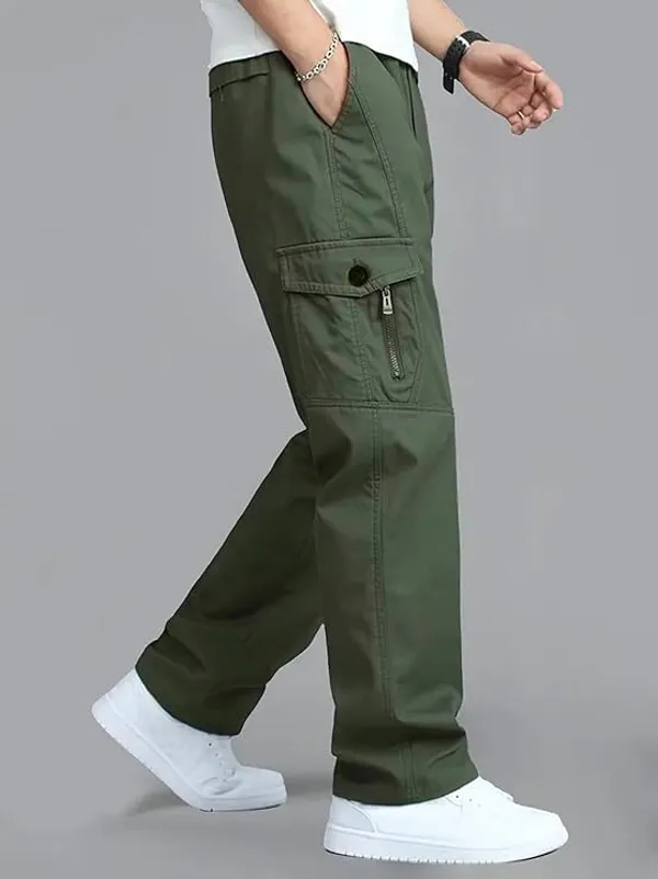 Green_Cotton_Cargo_Pant_For_Men