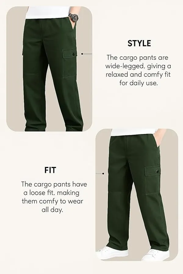 Green_Cotton_Cargo_Pant_For_Men