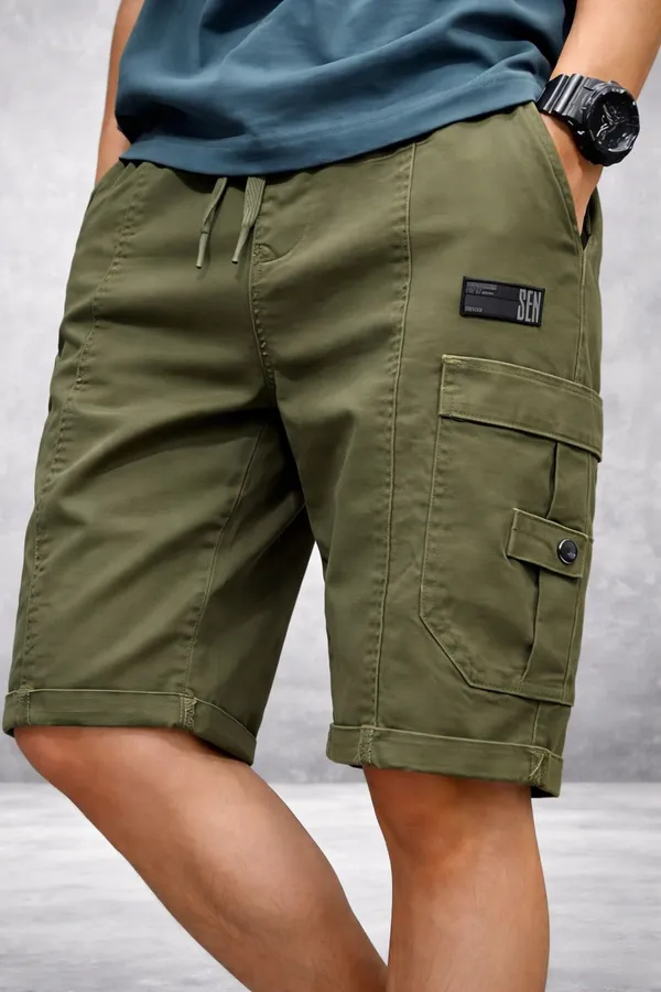 Men_Multicolor_Cargo_Shorts