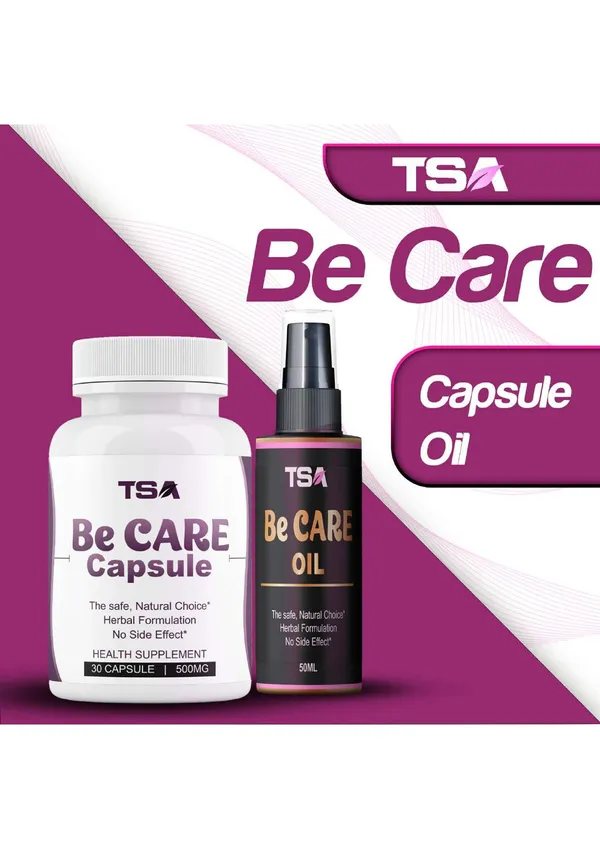 Be_Care_Breast_Capsule_&_Oil_-_Herbal_Health_Supplement_With_Aloe_Vera,_Shatavari_&_Vidarikand_(30_Capsules,_50ml)