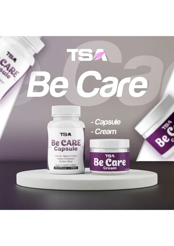 Be_Care_Breast_Capsule_&_Cream__-_Herbal_Health_Supplement_(50gm,_30_Capsules)
