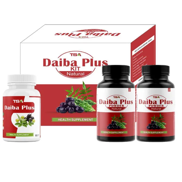 Daiba_Plus_Natural_Health_Supplement_Powder_-_60_Capsules_(100Gm+100Gm_)_Powder