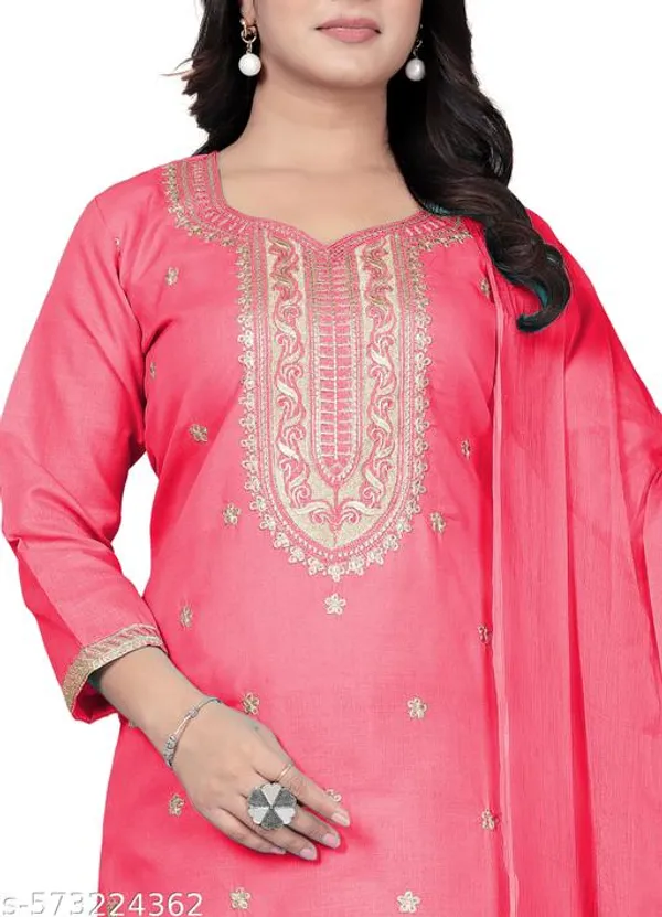 Pink_Cotton_Premium_Kurta_Set_For_Women