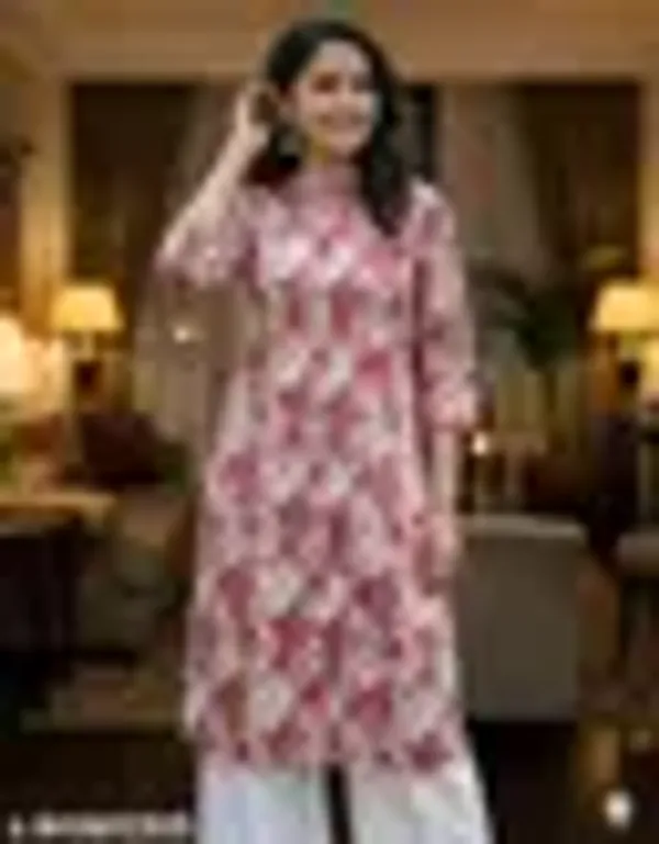 Pink_Cotton_Premium_Kurta_Set_For_Women
