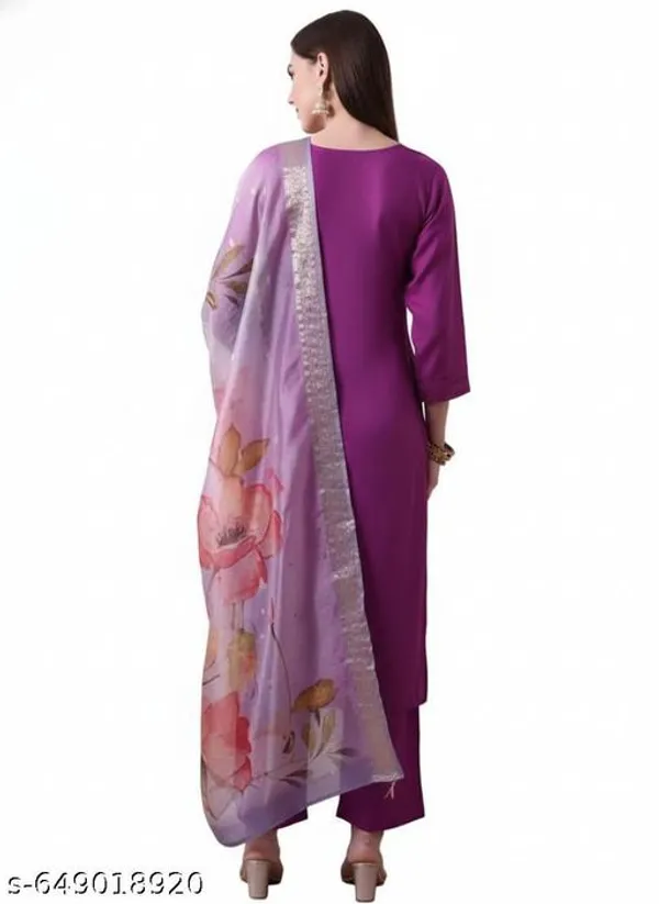 Purple_Cotton_Premium_Kurta_Set_For_Women