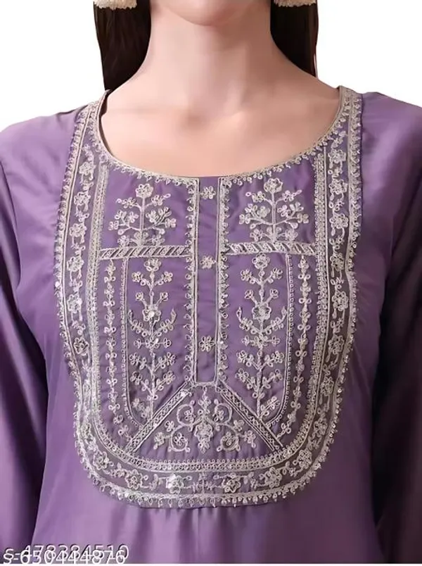 Purple_Cotton_Premium_Kurta_Set_For_Women