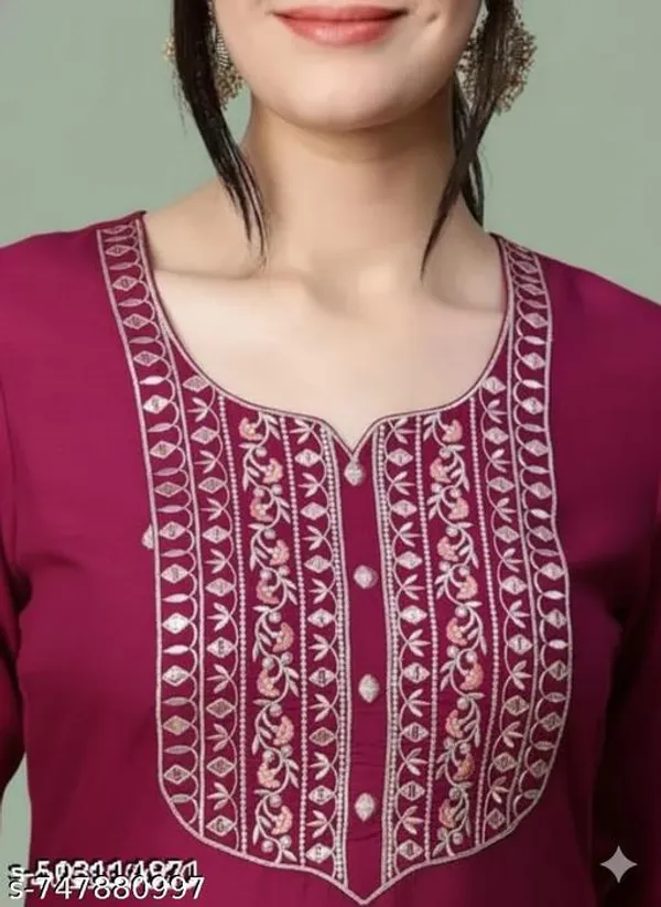 Pink_Cotton_Premium_Kurta_Set_For_Women