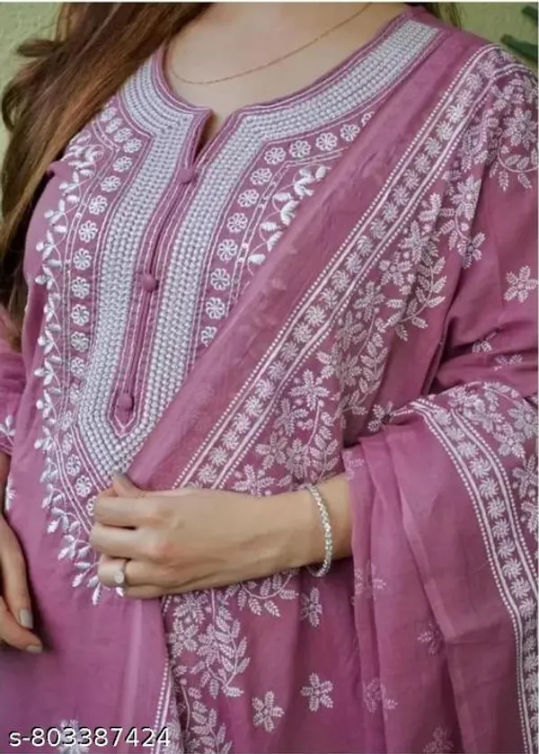 Purple_Cotton_Premium_Kurta_Set_For_Women