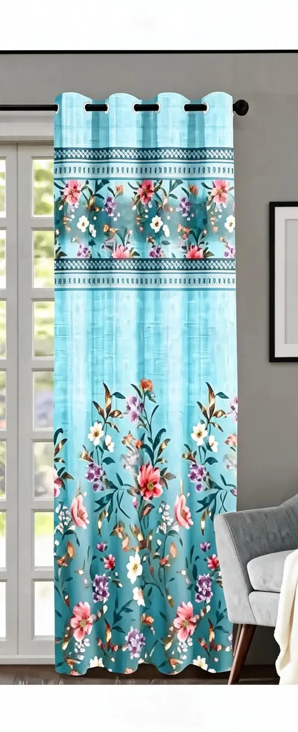 Polyester_Decorative_Floral_Print_Window_Curtain