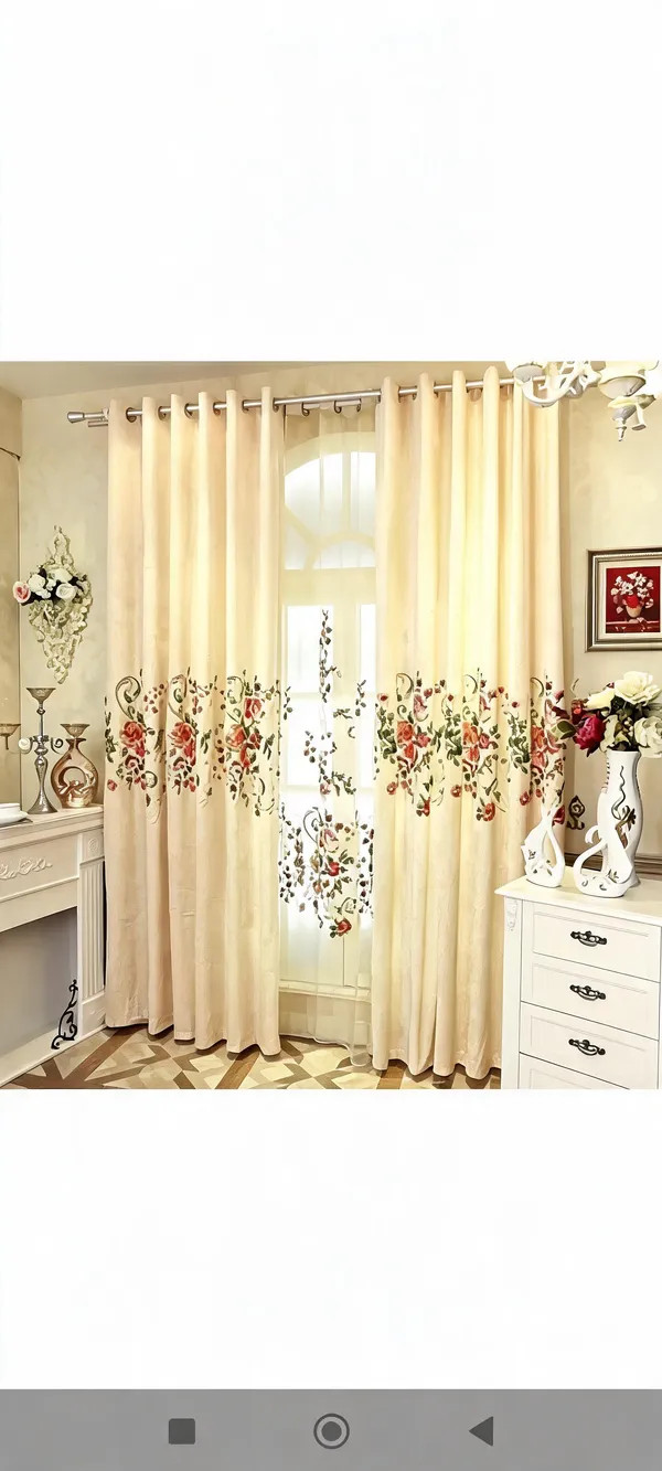 Polyester_Multicolour_Floral_Embroidered_Window_Curtain