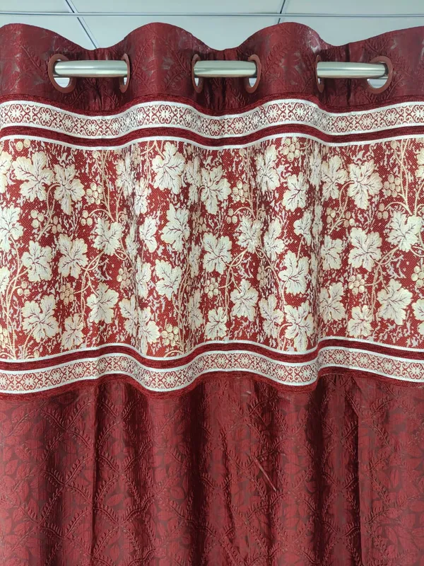 Polyester_Traditional_Floral_Jacquard_Print_Eyelet_Curtain