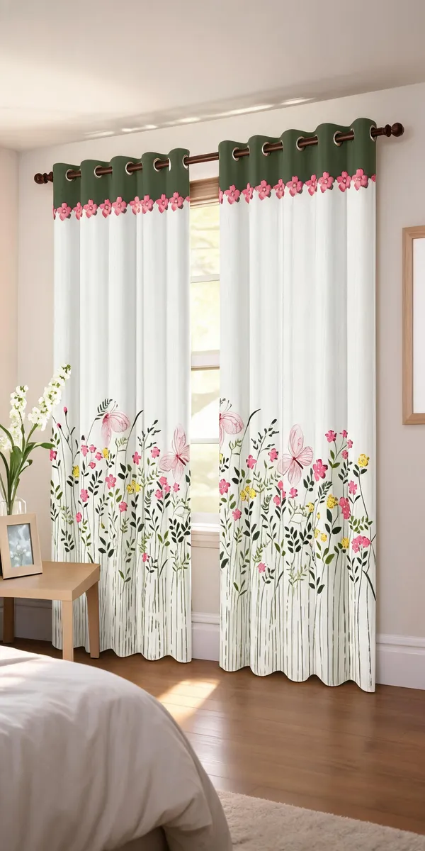 Polyester_Multicolour_Floral_Print_Window_Curtain