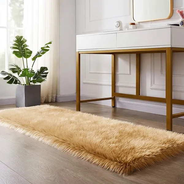Premium_Oval_Soft_Area_Rugsoft_Durable_Non_Slip_Carpet_In_Multiples_Colors_For_Living_Room_Bedroom_Office_Gold