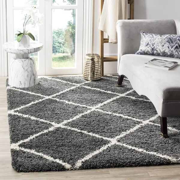 Modern_Micro_Fiber_Rug_Carpet_For_Hall_Bedroom_Kichen_Kids_Room_Baby_Room_Etc_Color_Grey_N_Ivory