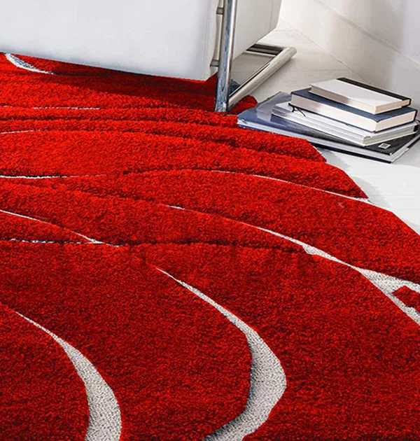 Modern_Micro_Fiber_Rug_Carpet_For_Hall_Bedroom_Kichen_Kids_Room_Baby_Room_Etc_Color_Red_Ivory