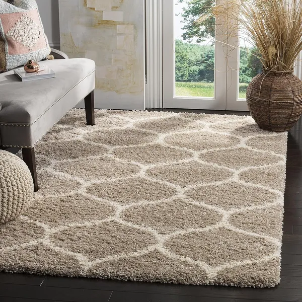 Modern_Micro_Fiber_Rug_Carpet_For_Hall_Bedroom_Kichen_Kids_Room_Baby_Room_Etc_Color_Beige_And_Ivory
