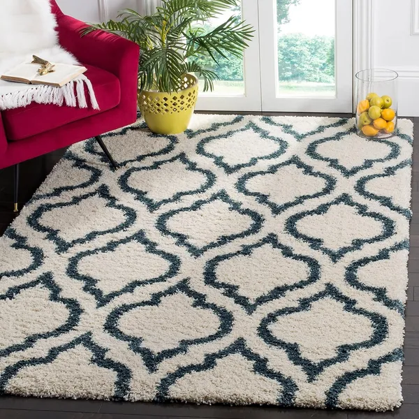 Modern_Micro_Fiber_Rug_Carpet_For_Hall_Bedroom_Kichen_Kids_Room_Baby_Room_Etc_Color_Ivory_Blue_Patter