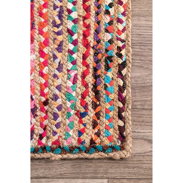 Home_Furnishing_Handwoven_Chindi_Jute_Round_Natural_Fibers_Braided_Reversible_Rug_For_Bedroom_Living_Room_Dining_Room_Multicolour_Chindi_Mulit_Chindi_Chindi_Jute