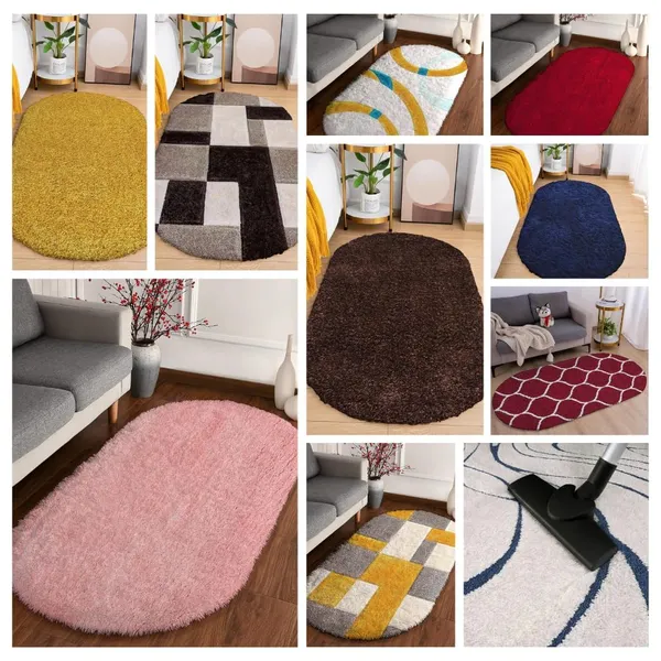Premium_Oval_Soft_Area_Rugsoft_Durable_Non_Slip_Carpet_In_Multiples_Colors_For_Living_Room_Bedroom_Office_Yellow_3_D