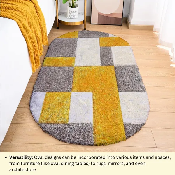 Premium_Oval_Soft_Area_Rugsoft_Durable_Non_Slip_Carpet_In_Multiples_Colors_For_Living_Room_Bedroom_Office_Yellow_3_D