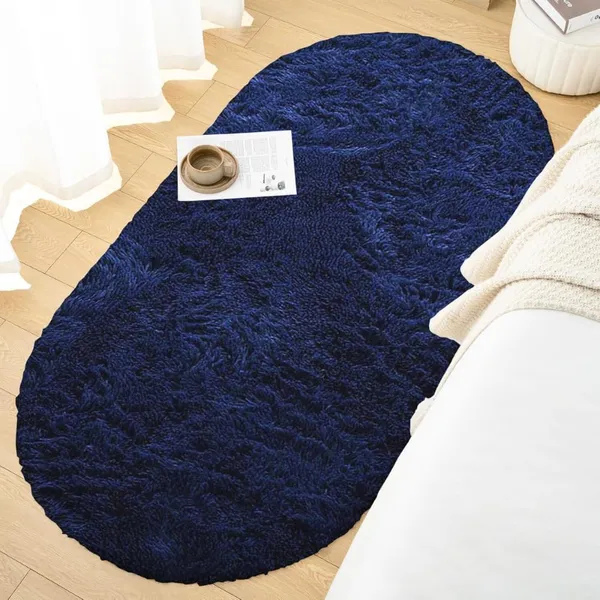 Premium_Oval_Soft_Area_Rugsoft_Durable_Non_Slip_Carpet_In_Multiples_Colors_For_Living_Room_Bedroom_Office_Blue