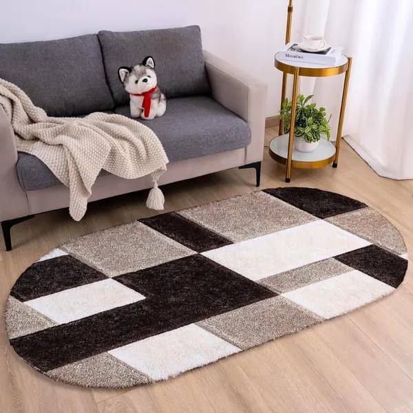 Premium_Oval_Soft_Area_Rugsoft_Durable_Non_Slip_Carpet_In_Multiples_Colors_For_Living_Room_Bedroom_Office_Black_3_D